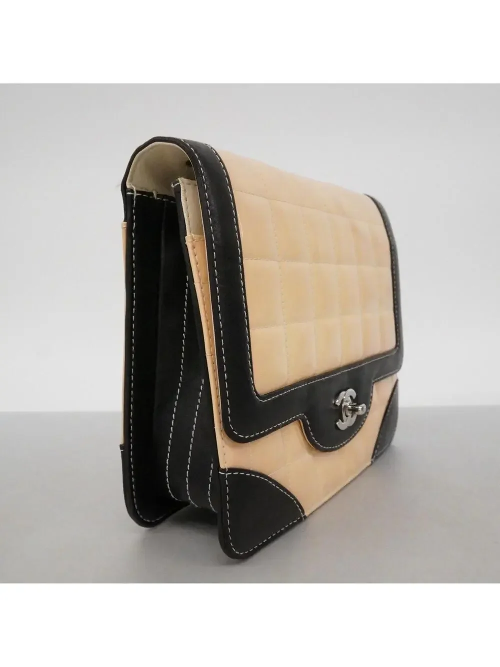 Chanel Chocolate Bar Square Flap Bag #286594C17B